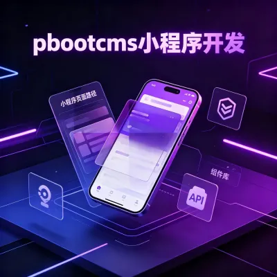 pbootcms小程序开发
